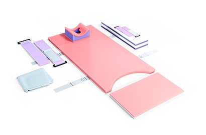 40643 Pink Pad Reverse T Kit Contents